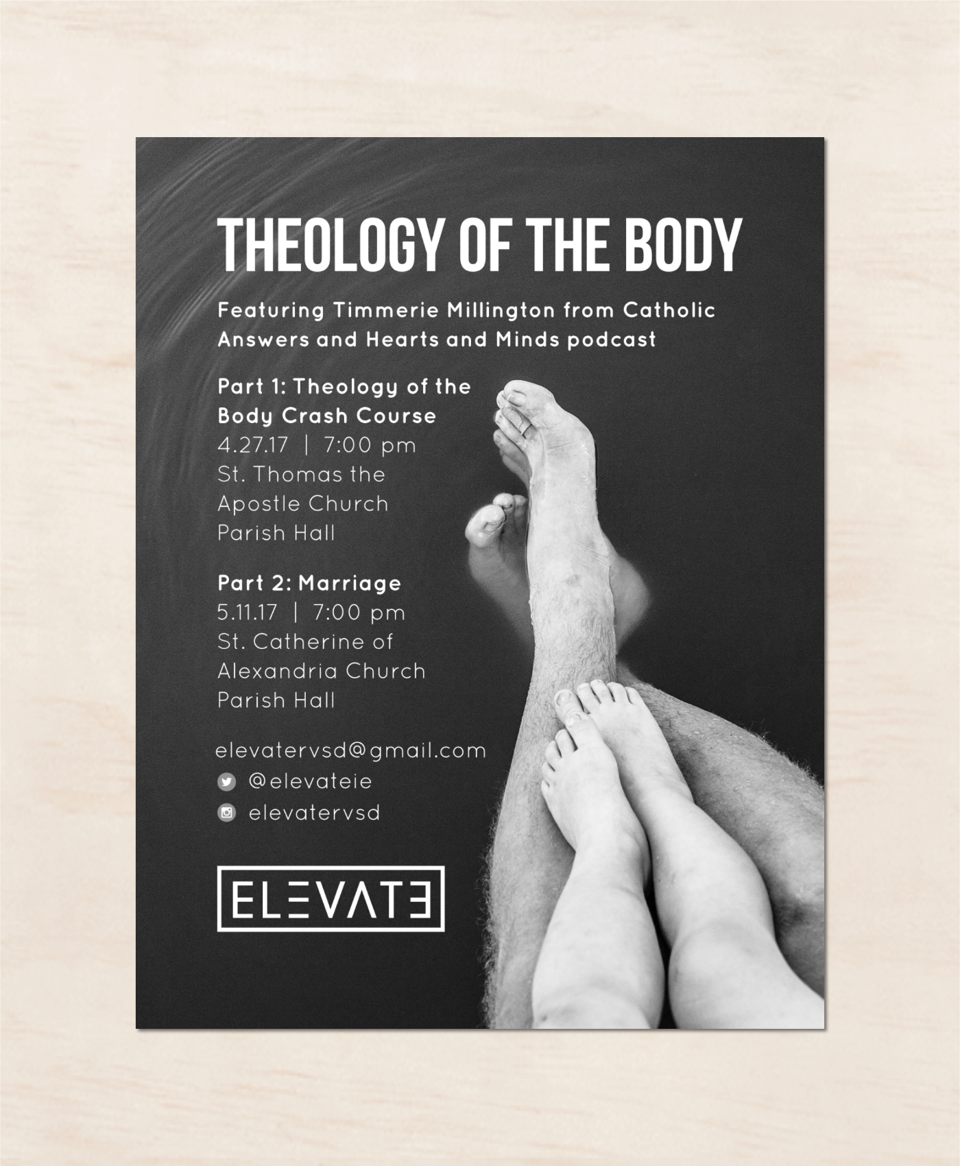 flyer for elevate