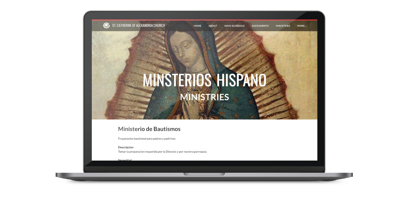 ministerios hispanos page